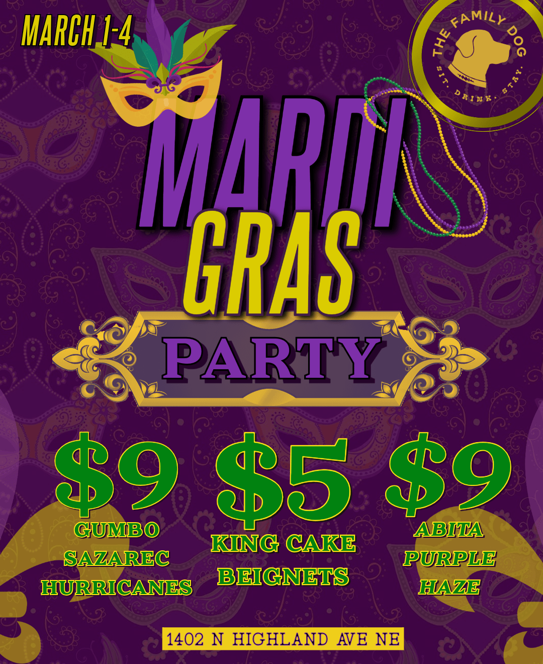 Madri Gras Party